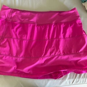 Lulu Lemon Vibrant Pink Skirt